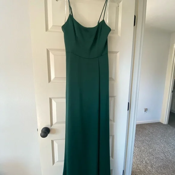 david's bridal green dresses David's Bridal | Dresses | Davids Bridal Forrest Green Dress With Pockets  Size 4small